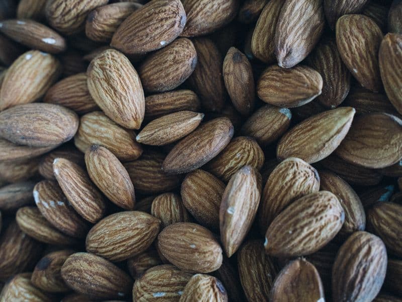 Almonds, dry roasted