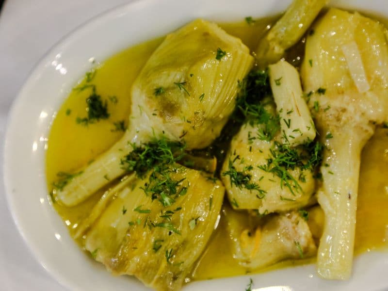 Artichoke, cooked