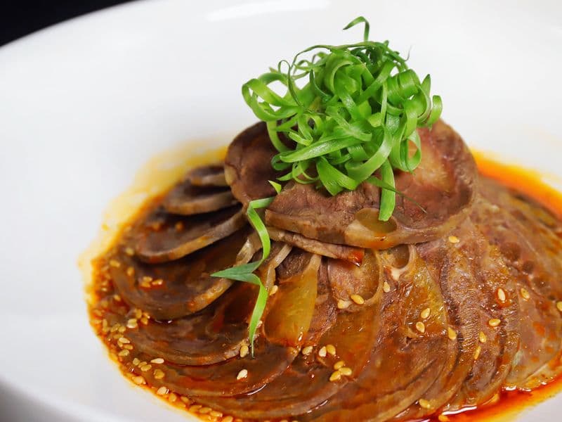 Beef tongue, cooked