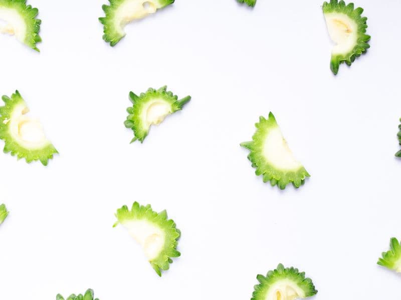 Bitter melon, cooked
