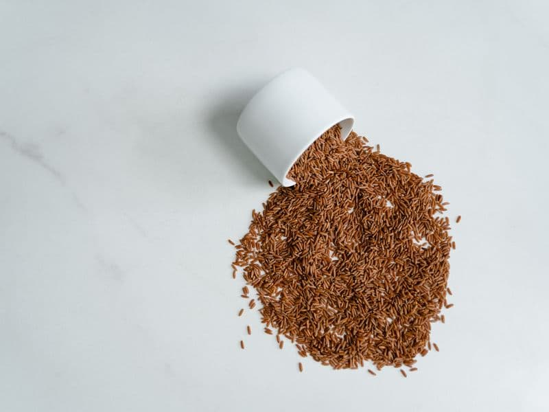 Brown rice, cooked