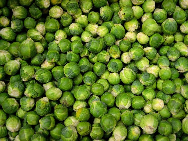 Brussels sprouts, frozen, cooked