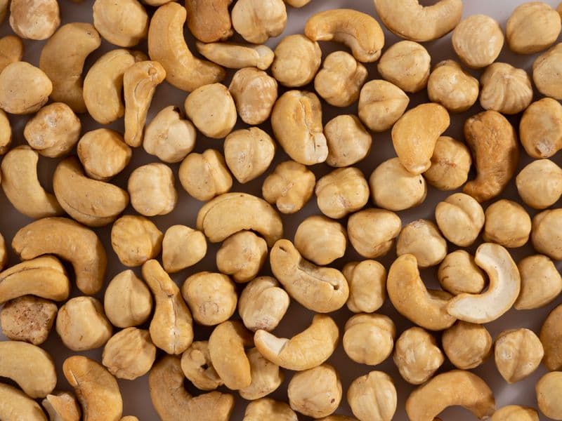 Cashews, dry roasted