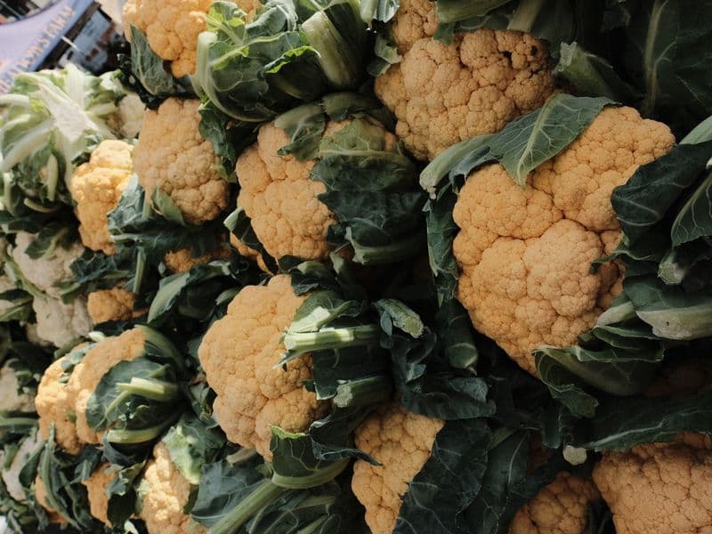 Cauliflower, cooked