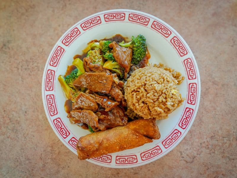 Chinese broccoli (gai lan), cooked