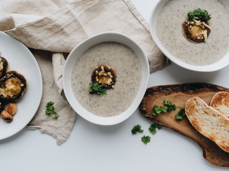 Cream of mushroom soup