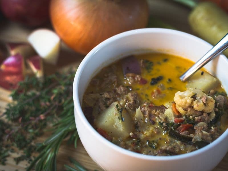 Cream of potato soup