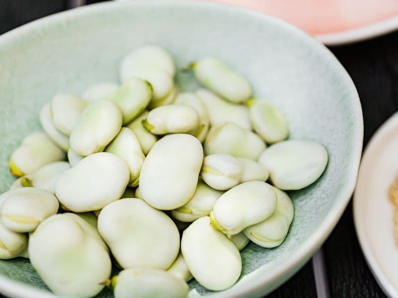 Fava beans, cooked