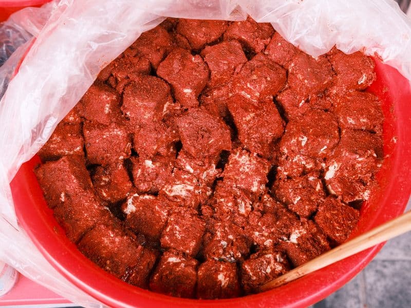Fermented tofu (fuyu)