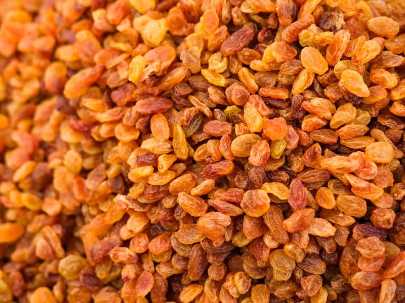 Golden raisins
