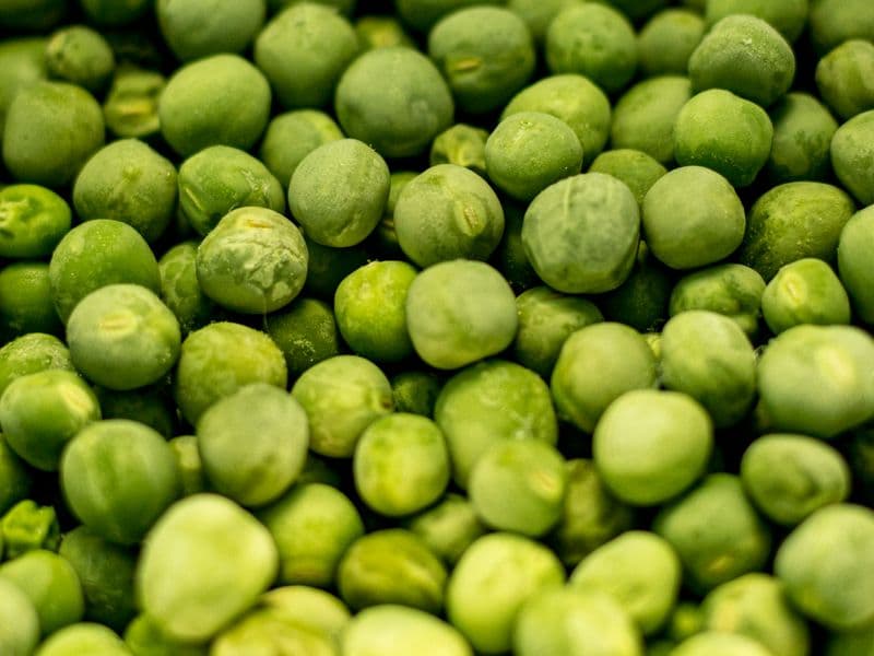 Green peas, raw