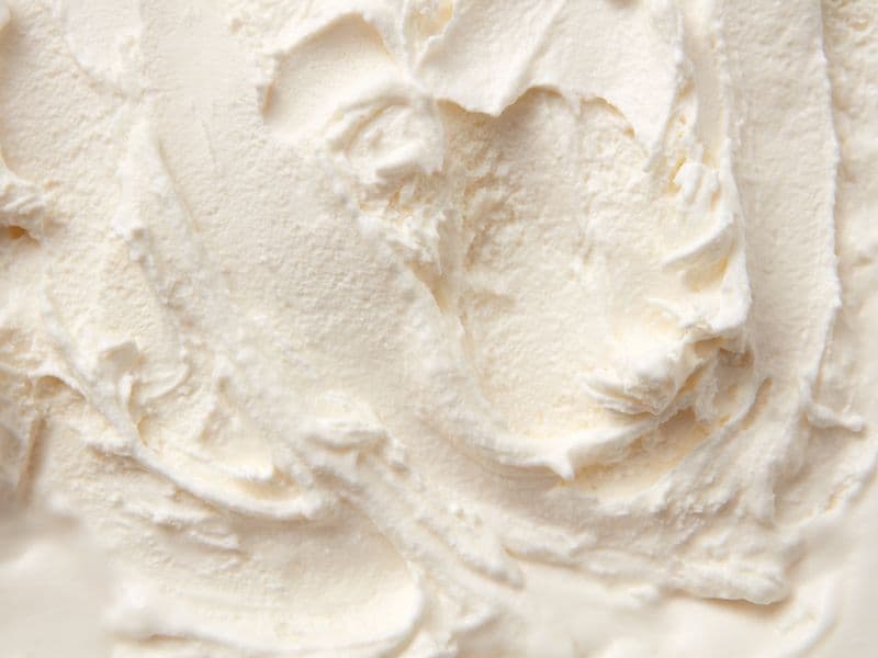 Vanilla ice cream