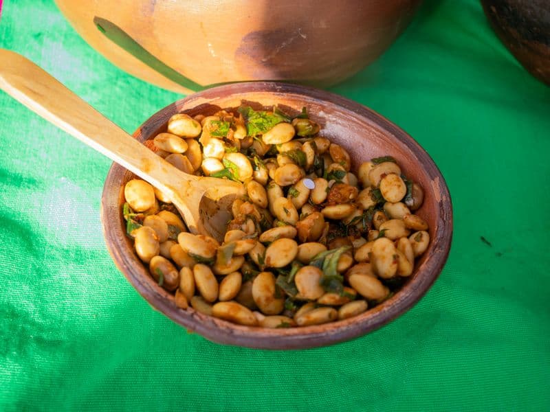 Lupini beans, cooked