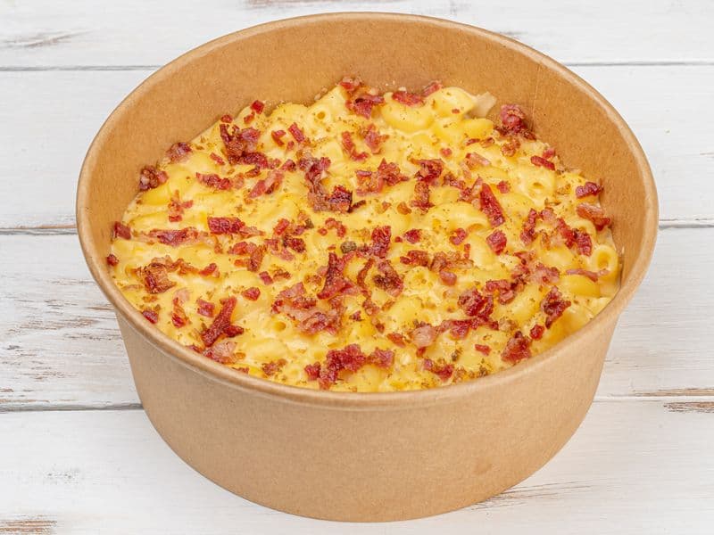 Macaroni and cheese, prepared