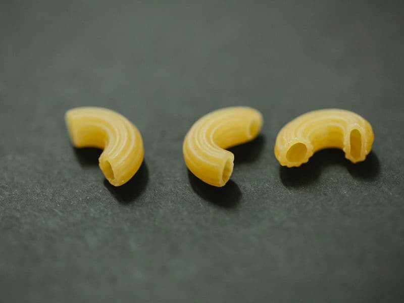 Macaroni, cooked