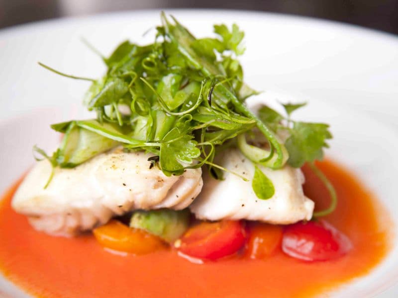 Monkfish, cooked