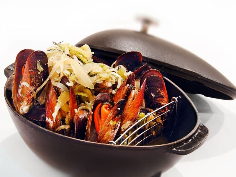 Mussels, cooked