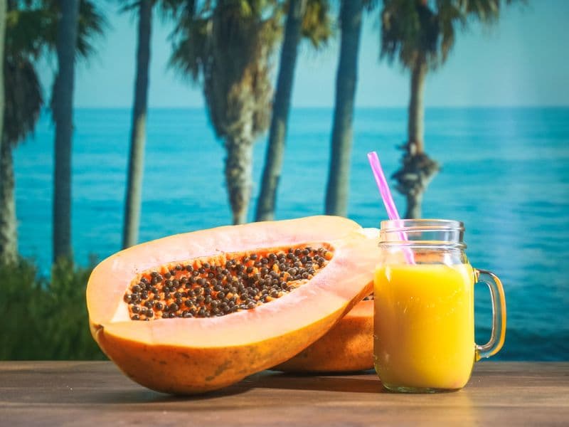 Papaya nectar