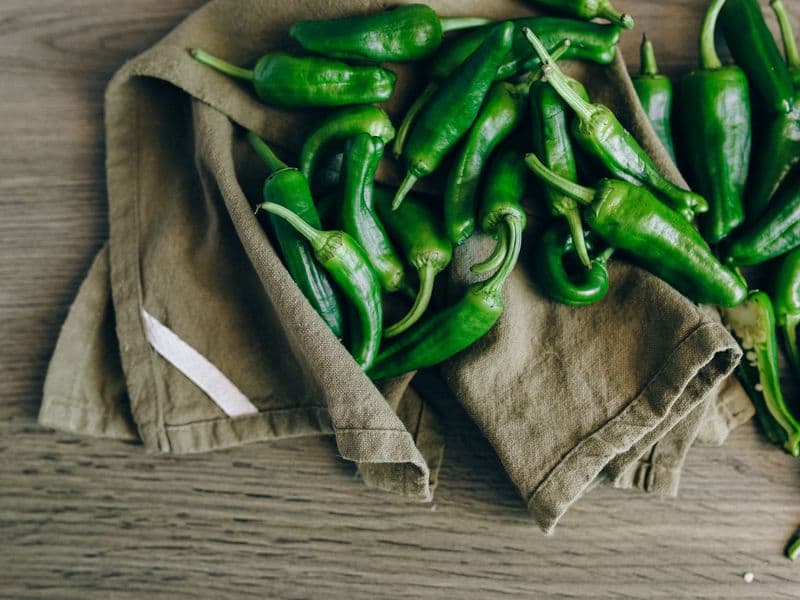 Pasilla peppers, dried
