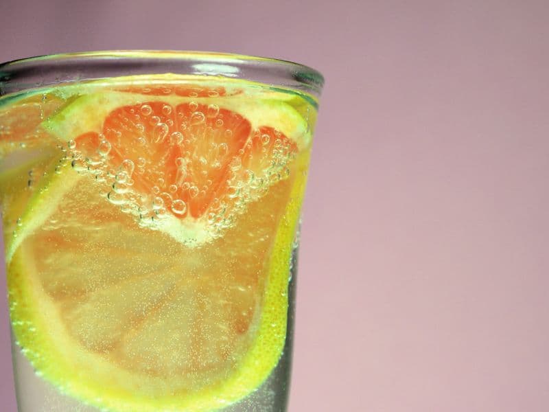 Pink grapefruit juice