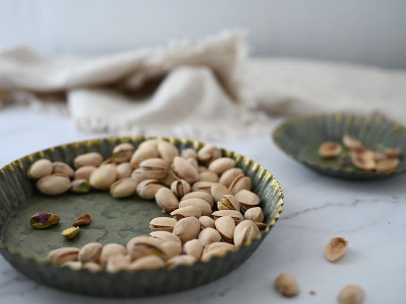 Pistachios, dry roasted