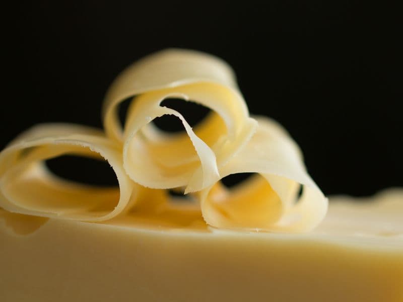 Processed Swiss cheese