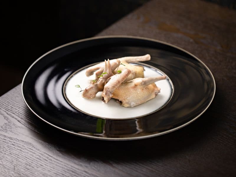 Quail, cooked