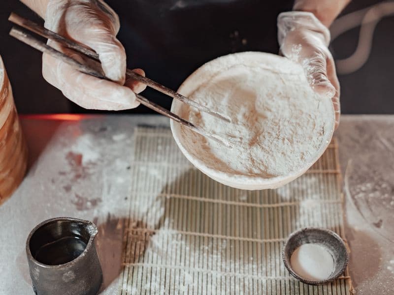 Rice flour, white