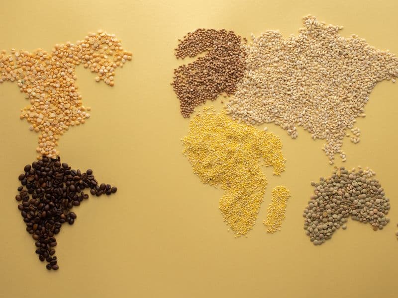 Split peas, raw