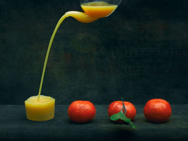 Tangerine juice, fresh