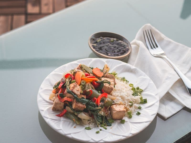 Tofu Veggie Stir-Fry