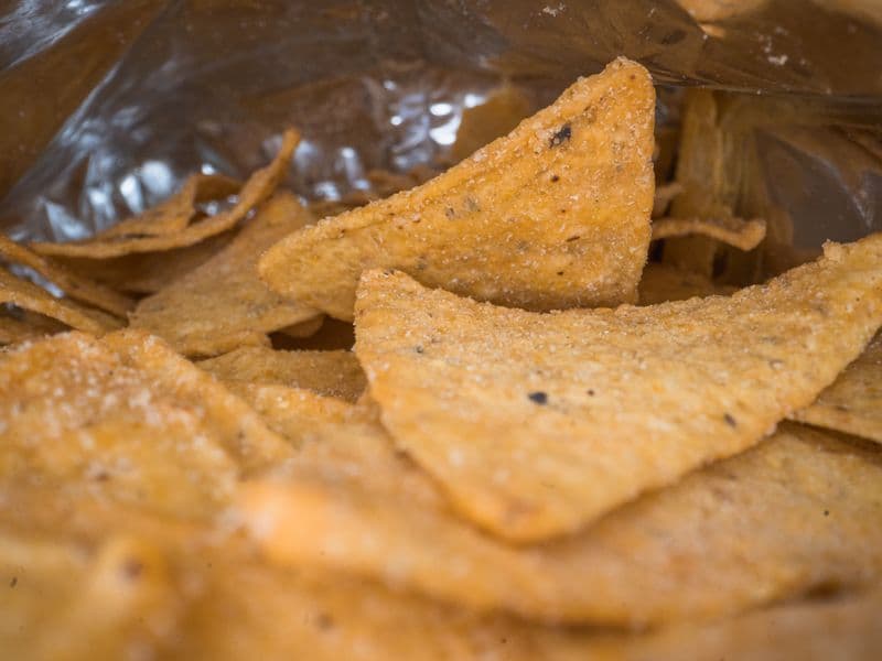 Tortilla chips, plain