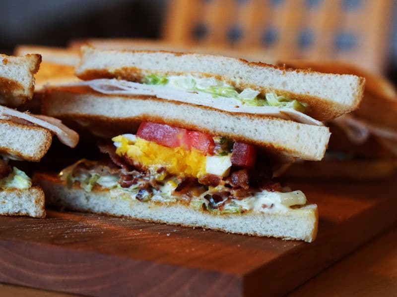 Turkey bacon, cooked