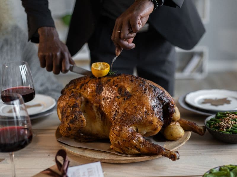 Turkey, light meat, roasted