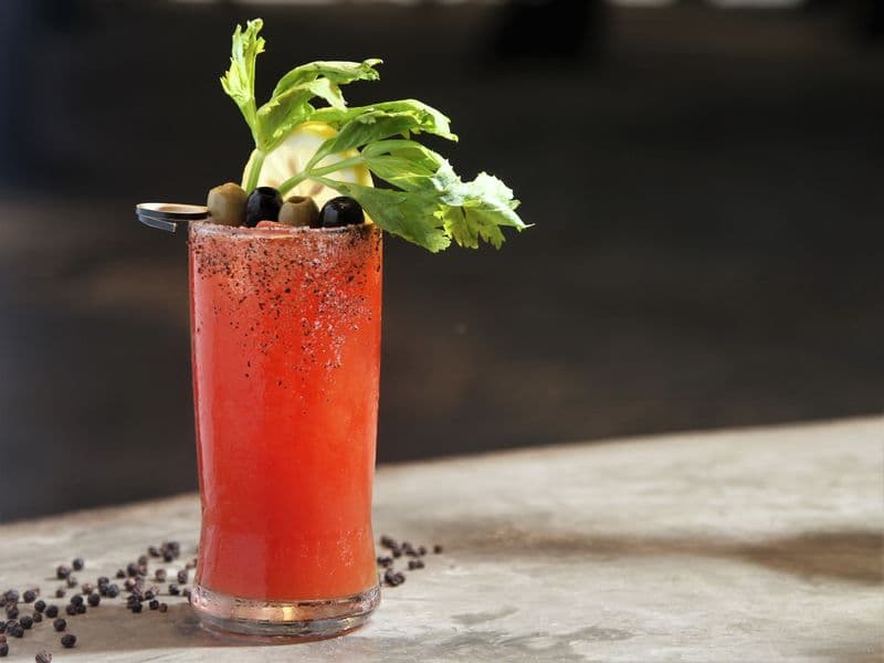 Vegetable juice cocktail