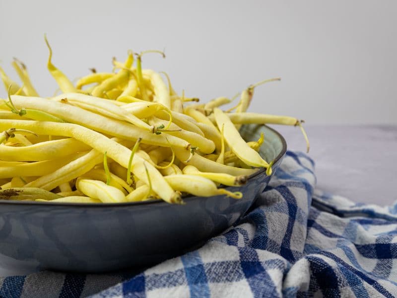 Wax beans, cooked